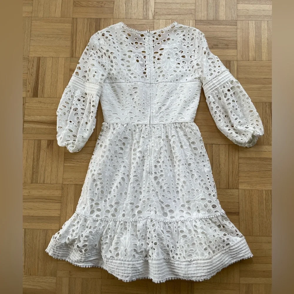 Lilly Pulitzer White Lucinda Dress, 00 - Picture 5 of 5